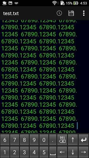 Space Saving Numeric Keypad Screenshot 1