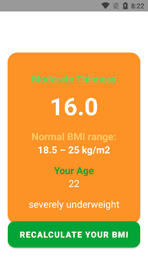 GO BMI Calculator Screenshot 0