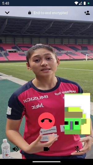 Zahra Muzdalifah Video Call Screenshot 3