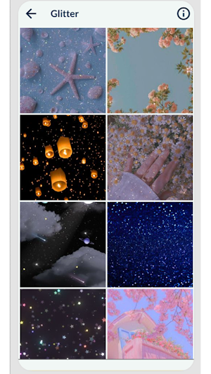Cute Glitter Wallpapers Screenshot 1