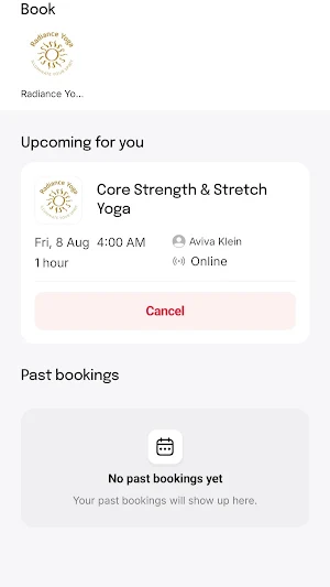 Radiance Yoga ALX Screenshot 1