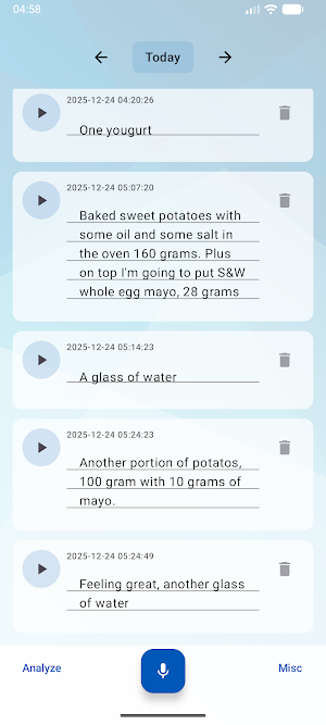TrackMyHealth Screenshot 2