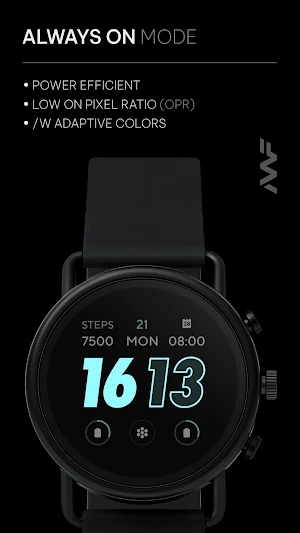 Awf RUN 3 - watch face Screenshot 3