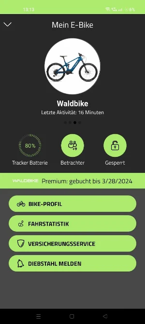 WALDBIKE Screenshot 2