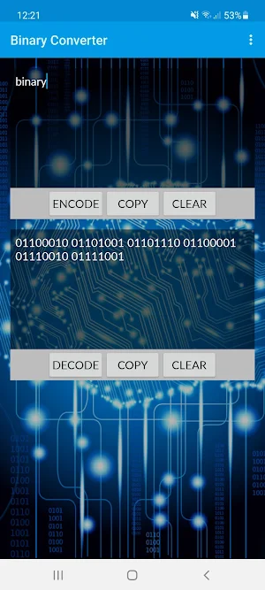 Binary Converter Screenshot 1