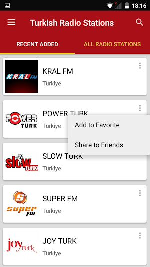 Turkish Radio Stations Screenshot 0