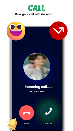Jungkook Fake Video Call-Chat Screenshot 0
