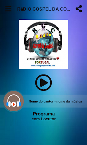 Rádio Gospel Da Covilhã Screenshot 0