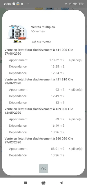 Prix Immobilier Screenshot 2