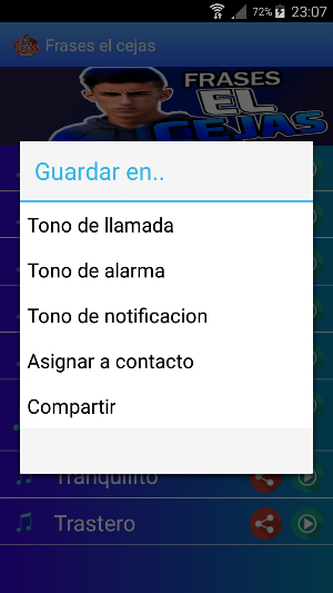 El cejas frases Screenshot 2