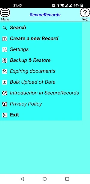 Secure Records: for Data&Files Screenshot 0