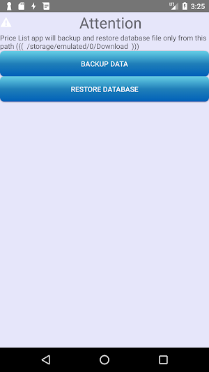 Price List Screenshot 1