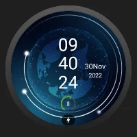 Map world clock WatchFace