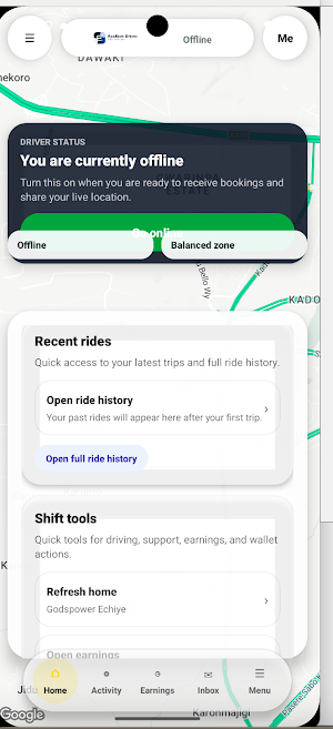 EgaRide: Driver & Delivery Screenshot 1