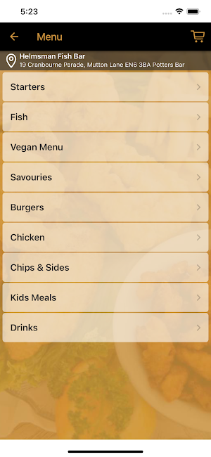 Helmsman Fish Bar Screenshot 2