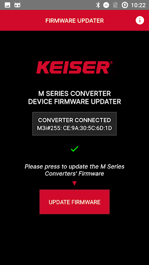 Keiser M Series Converter Updater Screenshot 1