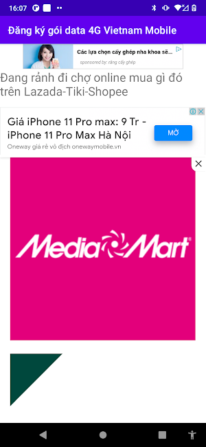 Đăng ký 4G Vietnam Mobile Screenshot 2