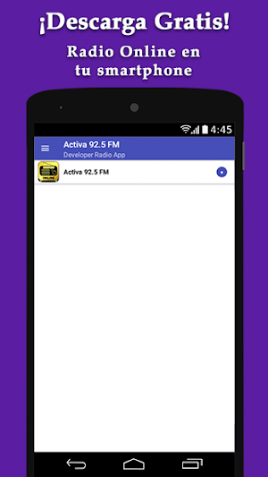 Radio Activa 92.5 FM - Radio Online Screenshot 0
