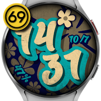 [69D] Flower Power watch face