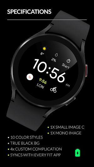 Awf Pixel - watch face Screenshot 2