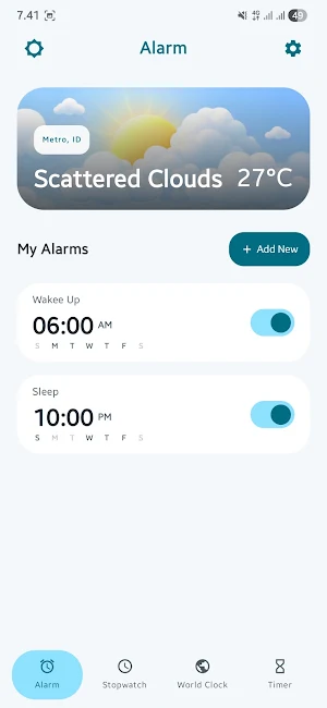 Wakee - Smart Alarm Screenshot 0