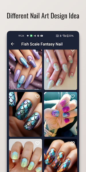 Fish Scale Fantasy Nail Design Screenshot 0