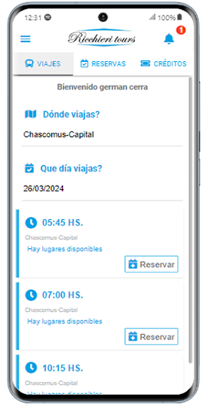 Ricchieri Tours Screenshot 2
