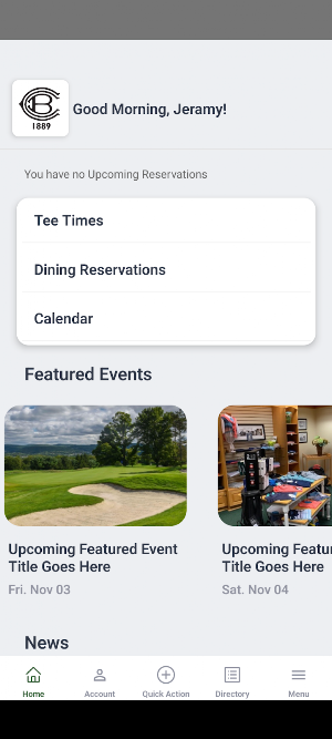 Binghamton Country Club Screenshot 1