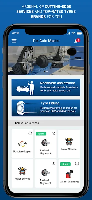The AutoMaster Tyres Screenshot 0
