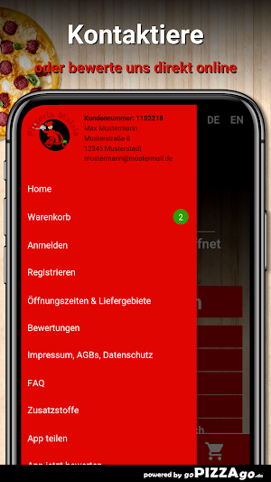 Pizzeria Malala Stockstadt Screenshot 1