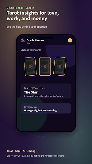 Oracle Hanbok: Saju & Tarot Screenshot 1