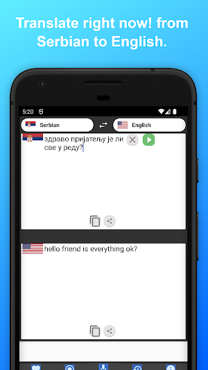 English to Serbian Translator Screenshot 3