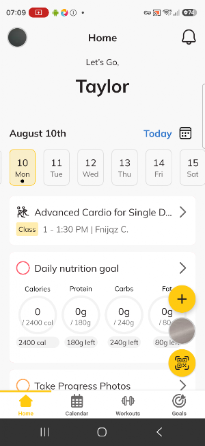 War Paint Fitness Screenshot 1