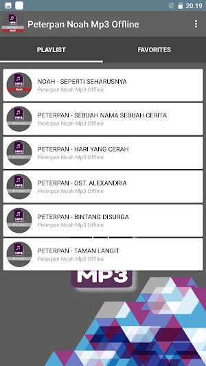 Peterpan Noah Mp3 Offline Screenshot 3