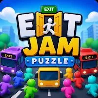 Exit Jam: Bus Sort Puzzle