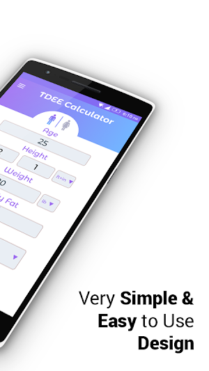 TDEE Calculator - Calorie Intake Calculator Screenshot 1