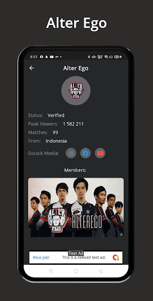 E-Sports Team Screenshot 2
