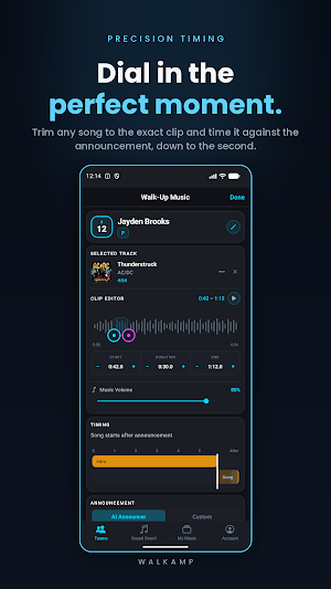 WalkAmp: Walk-Up Songs Screenshot 2