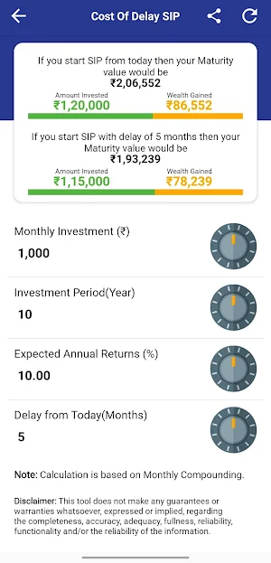 FINWEALTH: Mutual Funds & SIP Screenshot 3