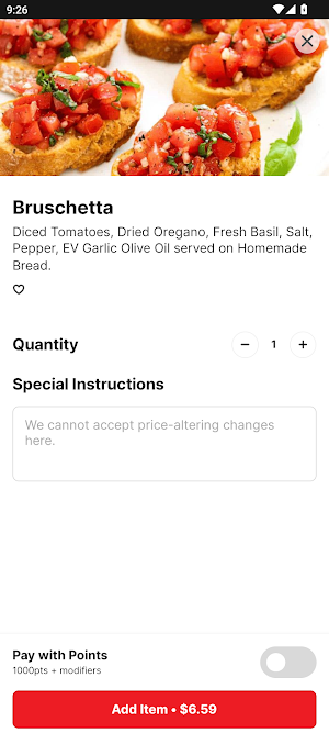 Fresh Mozzarella Pizzeria Screenshot 2