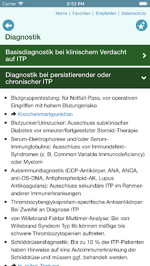 ITP onkowissen Screenshot 2