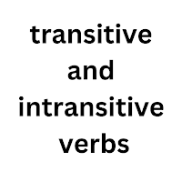 transitive and intransitive