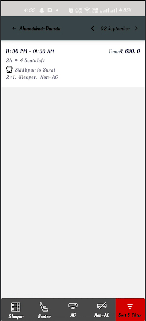 Patidar Travels Screenshot 2