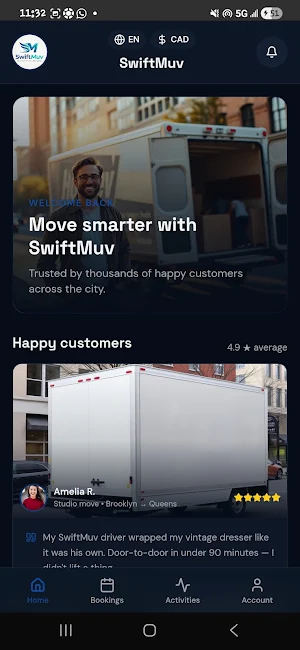 SwiftMuv Screenshot 3