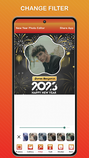 Happy Year Photo Frame 2024 Screenshot 2