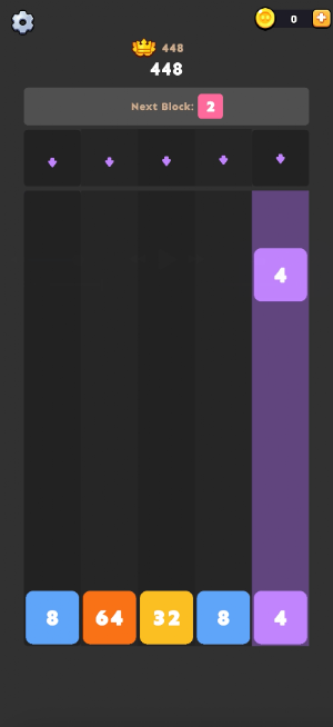 Number Fall : Merge Game Screenshot 0