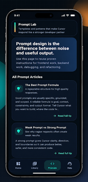 Cursor AI Coding Assist Advice Screenshot 2