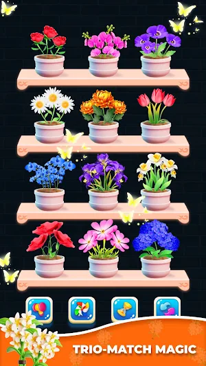 Garden Glow: Sort Game Screenshot 2