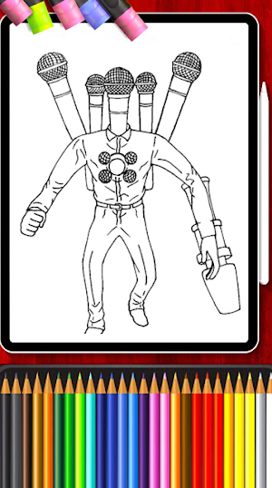 Speaker Man Draw Guide Screenshot 2