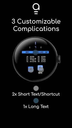 AD Square [2] - Watch Face Screenshot 1